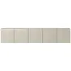Bobochic meuble tv suspendu 200 cm alice beige ALICE