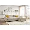 Canapé d'angle réversible convertible coffre MONACO tissu lisse Beige  Réversible BOBOCHIC TU