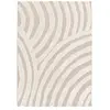 Bobochic - Tapis Tapis poil ras vilma motif abstrait 120x170 Beige