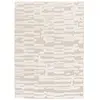 Bobochic - Tapis Tapis poil ras lennon motif abstrait 200x290 Beige