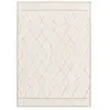 Bobochic tapis poil ras agosto motif abstrait beige 120x170 AGOSTO