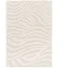 Tapis poil court AVALON motif abstrait beige 200x290  BOBOCHIC