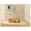 Table basse avec tiroir 100 cm FERRET effet tasseaux de bois BOBOCHIC