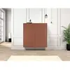 Bobochic - Buffet Buffet haut 2 portes 120 cm atlas Rouge