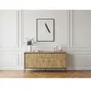 Buffet 2 portes 166 cm LENARA avec tasseaux et LED Bobochic