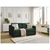 Canapé droit convertible LENNY ouverture express 2 plis tissu lisse Bobochic