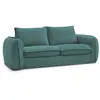 Bobochic canapé droit convertible archimede ouverture express déhoussable bleu clair 160x194 ARCHIMEDE