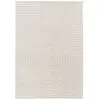 Bobochic tapis poils ras odile motif abstrait gris clair 160x230 ODILE