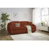 Canapé droit convertible CEZANNE ouverture express tissu lisse Bobochic