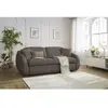 Canapé droit convertible CEZANNE ouverture express tissu lisse Bobochic