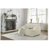 Bobochic pouf ultra moelleux lilibet velours côtelé beige LILIBET