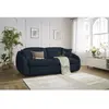 Canapé droit convertible CEZANNE ouverture express tissu lisse Bobochic