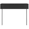 Bobochic - Consoles Console suspendue 2 tiroirs 100 cm atlas Noir