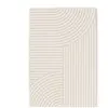 Bobochic tapis poils ras annie motif abstrait beige 160x230 ANNIE