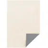 Bobochic tapis poils ras lavable mireille uni crème 200x290 MIREILLE