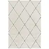 Tapis Bobochic Tapis poils ras ophelie motif graphique 200x290 Gris cl...