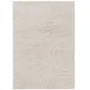 Bobochic tapis poils long lovina motif abstrait beige 120x170 LOVINA