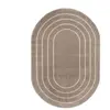 Tapis Bobochic Tapis poils long yuna motif abstrait 160x230 Taupe - Ta...