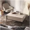 Bobochic table basse 1 porte 100 cm lenara avec tasseaux beige LENARA