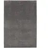 Tapis poils ras lavable MIREILLE uni gris foncé 160x230  BOBOCHIC