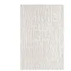 Bobochic - Tapis Tapis poil ras aradia motif géometrique 200x290 Crème