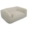 Panier pour chien SALTO tissu imitation fourrure Beige   BOBOCHIC TU