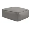 Pouf pour canapé de jardin modulable GIULIA avec bâche de protection g...
