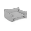 Panier pour chien PLUTO tissu texturé gris clair xl (100 cm)  BOBOCHIC