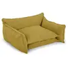 Panier pour chien PLUTO tissu texturé jaune m (65 cm)  BOBOCHIC