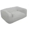 Panier pour chien SALTO tissu imitation fourrure Gris clair   BOBOCHIC TU