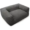 Panier pour chien SALTO tissu texturé gris foncé xxl (140 cm)  BOBOCHIC
