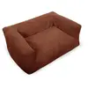 Panier pour chien SALTO velours côtelé orange l (90 cm)  BOBOCHIC