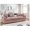 Bobochic - Canapé droit fixe Canapé droit fixe compact belair Rose