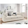 Bobochic - Canapé droit fixe Canapé droit fixe compact belair Beige