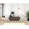 Meuble TV 3 portes 134 cm CORNEILLE tasseaux pin massif BOBOCHIC