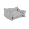 Panier pour chien PLUTO tissu texturé gris clair l (84 cm)  BOBOCHIC