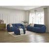 Ensemble canapé droit fixe 3 + 2 places + fauteuil TINA velours côtelé...