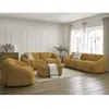Ensemble canapé droit fixe 3 + 2 places + fauteuil TINA velours côtelé...
