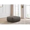 Bobochic pouf carré voltaire taupe VOLTAIRE