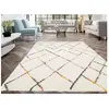 Tapis poils longs ELOISE motifs graphiques BOBOCHIC 200 x 290 cm