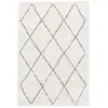 Bobochic tapis poils longs renaud motifs graphiques beige 200x290 RENAUD