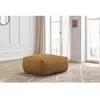 Bobochic pouf carré voltaire jaune VOLTAIRE
