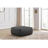 Bobochic pouf carré voltaire gris foncé VOLTAIRE