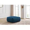 Bobochic pouf carré voltaire bleu foncé VOLTAIRE