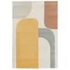 Tapis poils courts ROBIN motif abstrait  120x170  BOBOCHIC