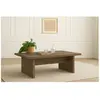 Bobochic table basse 120 cm loana effet bois marron foncé LOANA