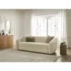 Bobochic canapé droit convertible déplimousse neyo tissu lisse taupe NEYO