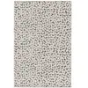 Bobochic tapis poils ras calyra motif abstrait beige 160x230 CALYRA