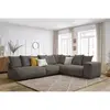 Canapé d'angle fixe modulable VOLTAIRE avec 2 chauffeuses 2 places, 1 angle et 1 chauffeuse 1 place Bobochic