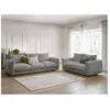 Ensemble canapé droit fixe 3 + 2 places ERNEST Gris foncé   BOBOCHIC TU